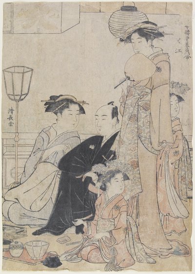 Irie, 1783 von Torii Kiyonaga